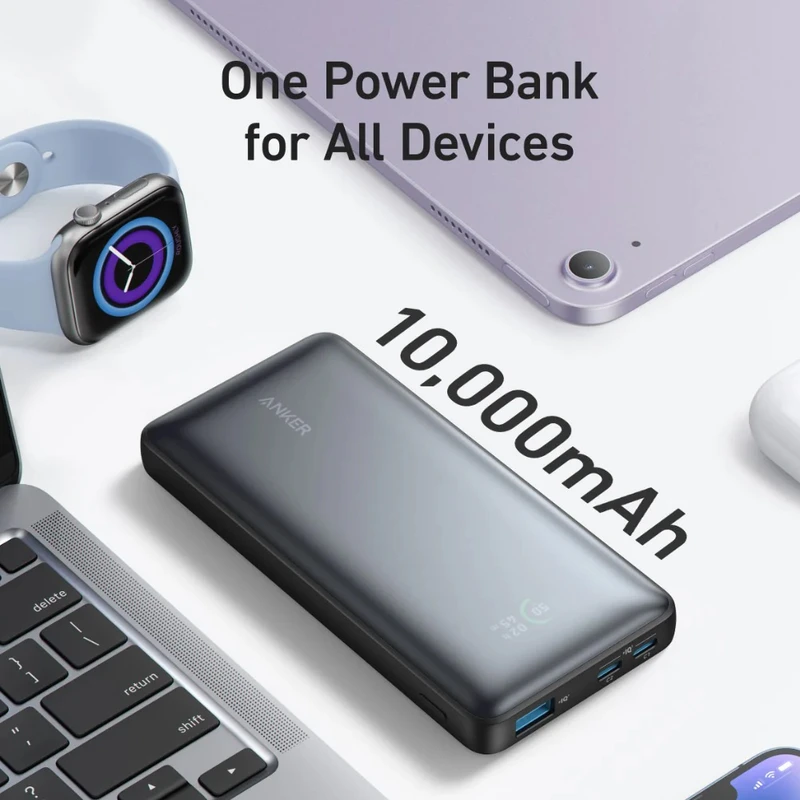 پاوربانک انکر مدل A1249H11 ظرفیت 10000 میلی آمپر	