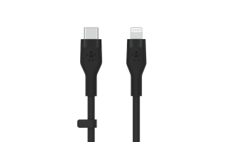 کابل شارژ USB-C به لایتنینگ بلکین مدل CAA009bt1MBK طول 1 متر