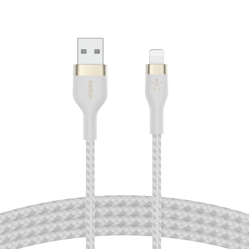کابل شارژ USB به لایتنینگ بلکین مدل CAA010bt1MWH طول 1 متر